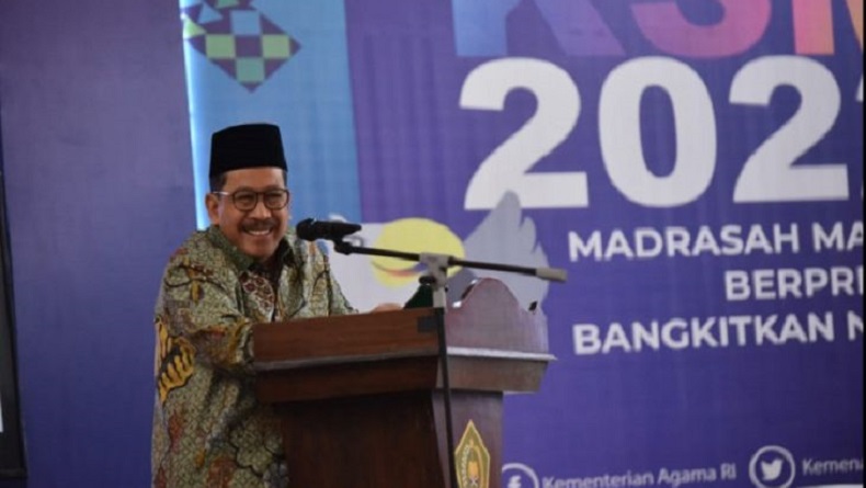 Wamenag Buka Talkshow KSM 2022, Sebut Madrasah Harus Mampu Optimalkan Teknologi