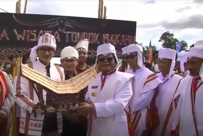 Menparekraf Sandiaga Uno Terpukau saat Kunjungi Desa Tondok Bakaru, Akan Bantu Promosikan Potensi Wisata