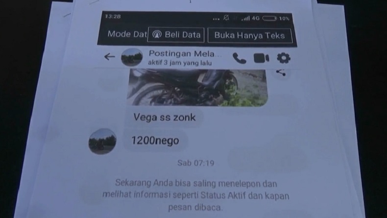 Jual Motor Curian di Facebook, Sindikan Curanmor Kawasan Pantura Tuban Ditangkap
