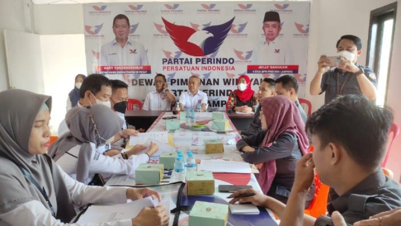KPU Lakukan Verifikasi Faktual di DPW Partai Perindo Lampung