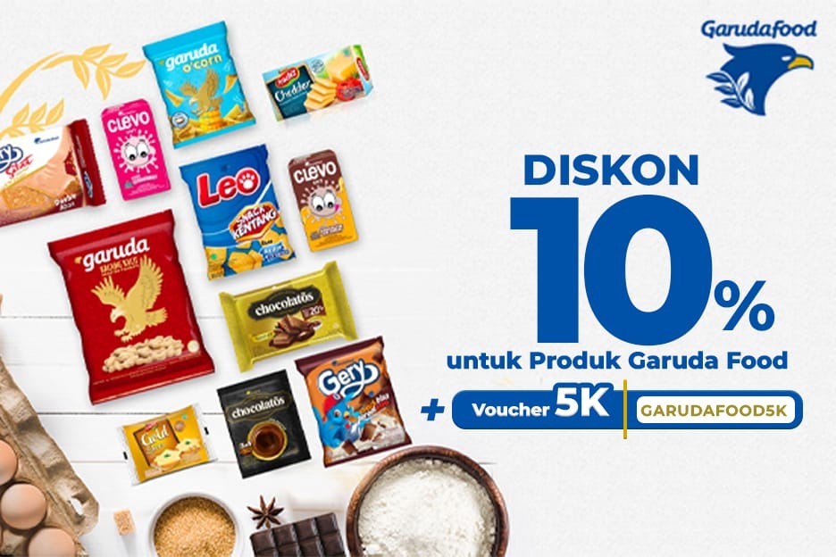 Yuk Serbu Garuda Food Produk di AladinMall, Ada Diskon Menarik Plus Gratis Ongkir se-Indonesia!