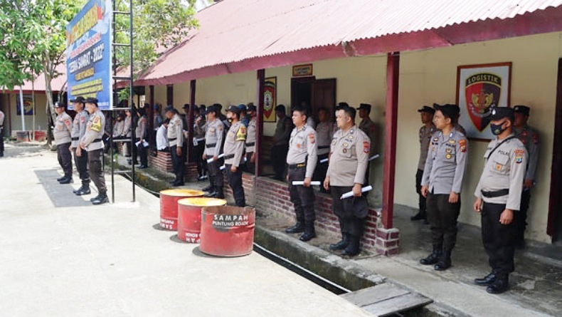    Ratusan Personel Kawal Pemilihan Kepala Desa, Polres Kotamobagu Tugaskan Ini