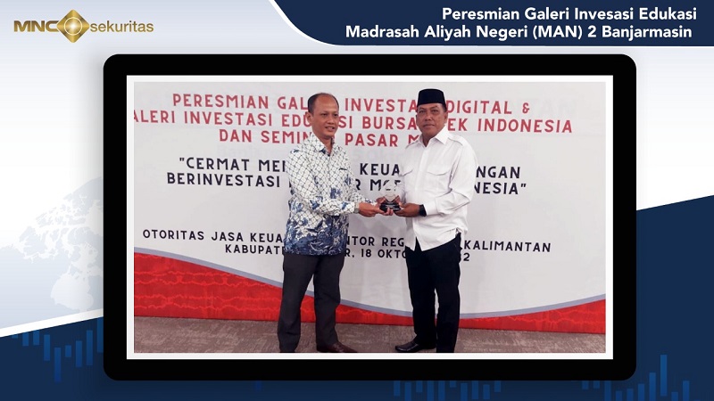 MNC Sekuritas Resmikan Galeri Investasi BEI Edukasi Madrasah Aliyah Negeri (MAN) 2 Banjarmasin