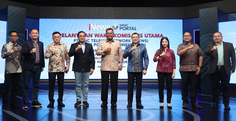 Joni Supriyanto Resmi Jadi Wakomut iNews, Hary Tanoe: Selamat Bergabung  