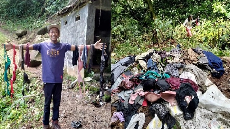 Heboh, Kutang dan Celana Dalam Berserakan di Situs Nagara Padang Bandung