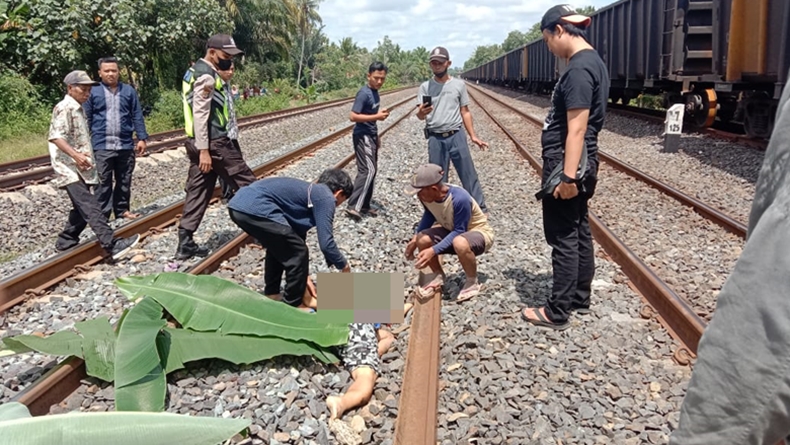 Pilu, Ibu Rumah Tangga di Lampung Utara Tewas Terserempet Kereta