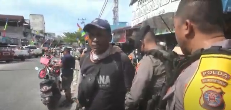Razia Preman, Polisi Amankan Juru Parkir Bawa Sajam