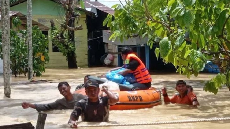 Banjir Besar Setinggi Dada Orang Dewasa Landa Langsa Aceh, 5.318 Jiwa Terdampak