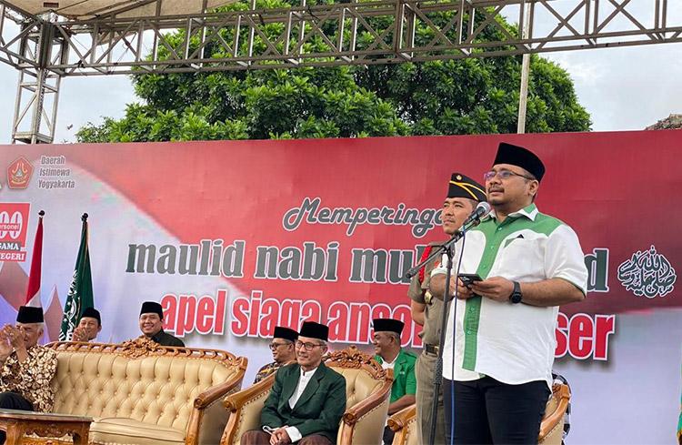 Hadiri Apel Siaga: Menag Yaqut Sebut Ansor dan Banser Harus Memberi Manfaat 