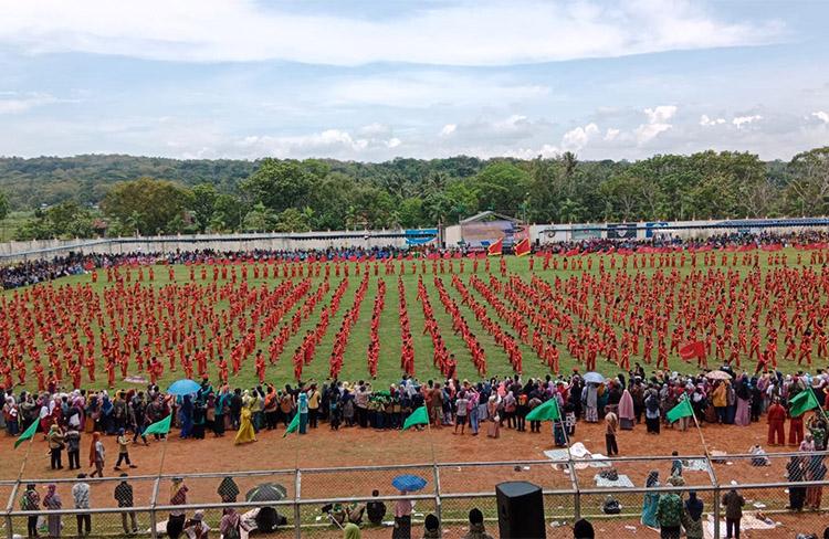 1.500 Pesilat Tapak Suci Meriahkan Silaturahmi Songsong Muktamar Muhammadiyah di Kulonprogo