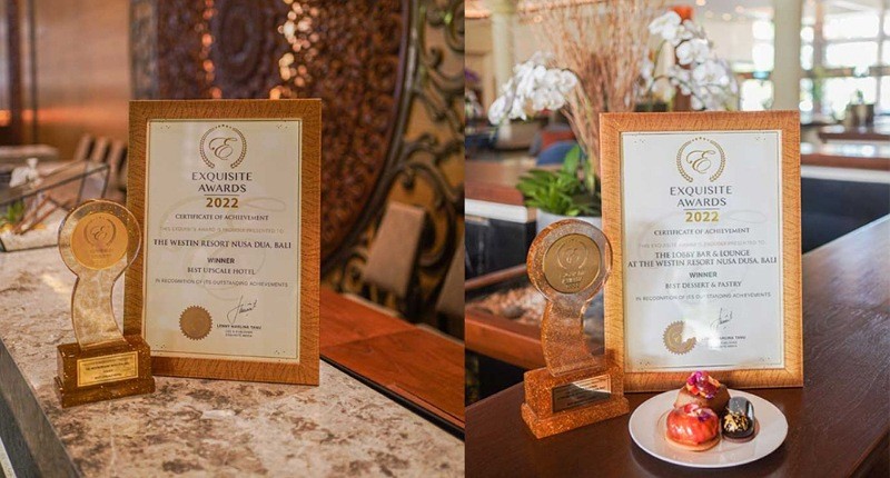 Top! The Westin Resort Nusa Dua Raih 2 Penghargaan di Ajang Exquisite Awards 2022