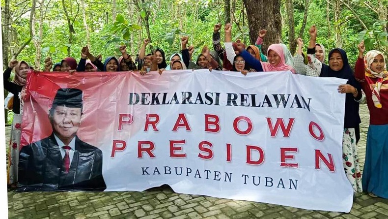 Emak-Emak Petani Jagung Tuban Dukung Prabowo Presiden di Pilpres 2024, Ini Alasannya