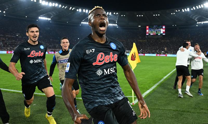 Hasil Liga Italia: Bungkam AS Roma, Napoli Jaga Rekor Tak Terkalahkan 