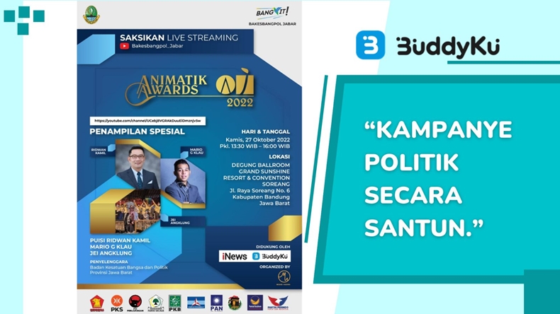 Kampanye Politik Secara Santun Lewat Karya Animasi Animatik Jabar 2022