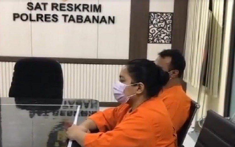 Ibu yang Rantai Leher Anak di Tabanan Bali Ditahan Bareng Pacar
