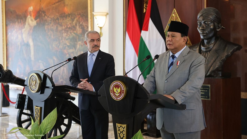 PM Palestina Shtayyeh Bertemu Menhan Prabowo: Terima Kasih untuk Masyarakat Indonesia