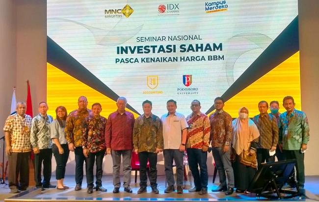 Bulan Inklusi Keuangan, MNC Sekuritas Dukung Seminar Nasional di Podomoro University  