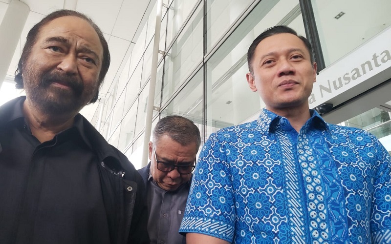 Singgung Deklarasi Koalisi usai Bertemu AHY, Surya Paloh: Kita Cari Hari dan Bulan Baik