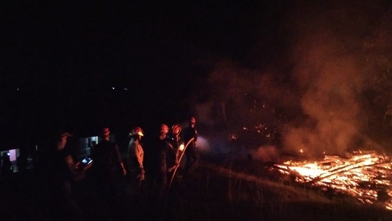 Rumah TKW di Jampangkulon Sukabumi Ludes Terbakar, Diduga akibat Korsleting Listrik