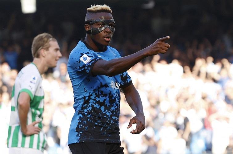 Hasil Napoli Vs Sassuolo: Victor Osimhen Hattrick! Partenopei Pesta Gol