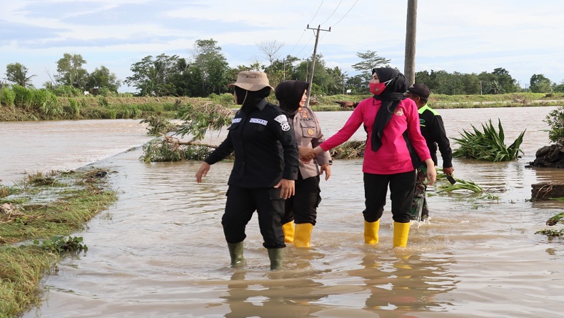 Banjir di Lampung Selatan Rendam 16 Desa di 2 Kecamatan 