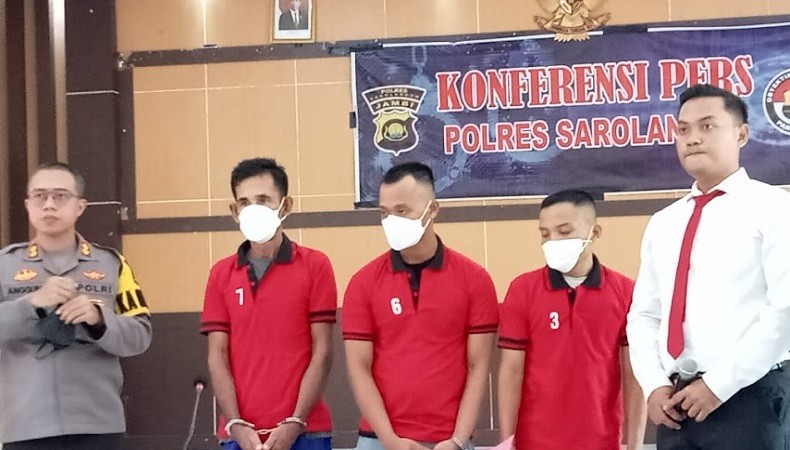 3 Pembunuh Siswa Magang Hilang di Jambi Ditangkap, Ini Perannya