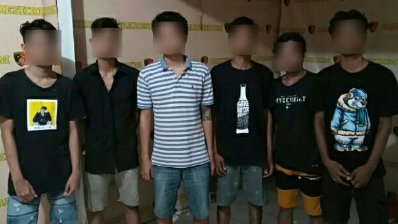 Mabuk lalu Keroyok Warga, 6 Pria Ini Ditangkap Polisi