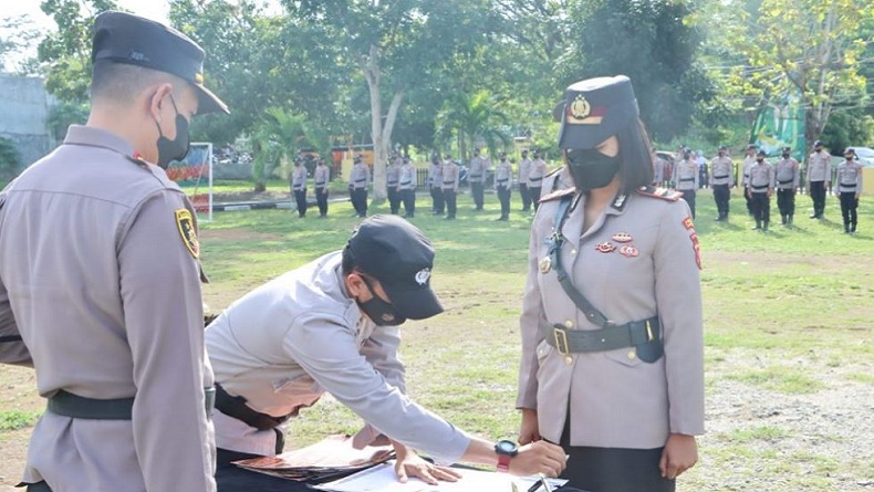 Pertama di Jajaran Polda Gorontalo, Kasat Reskrim Dijabat Seorang Polwan
