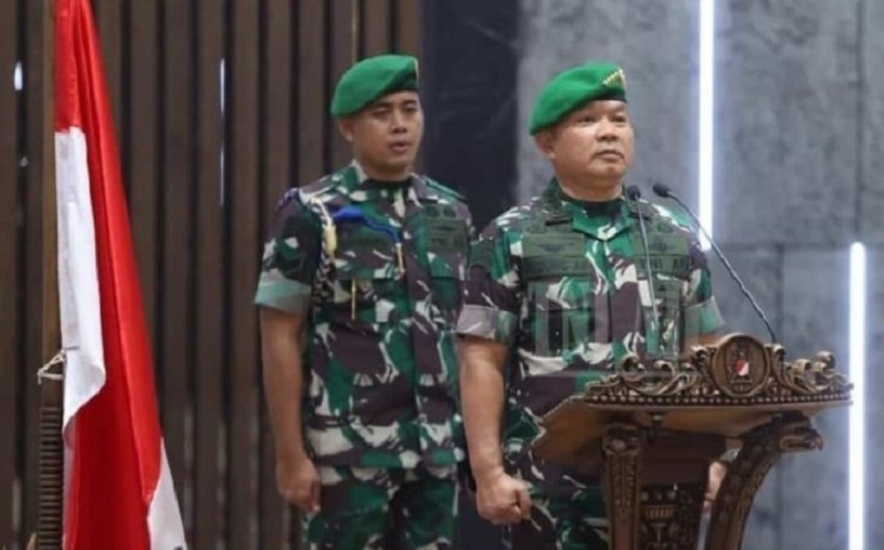 Jenderal Dudung Pimpin Upacara Kenaikan Pangkat 22 Pati TNI AD, Ini Daftarnya