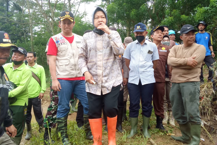 Atasi Kawasan Rawan Terisolir Akibat Banjir, Mensos Dirikan 4 Lumbung Sosial di Trenggalek