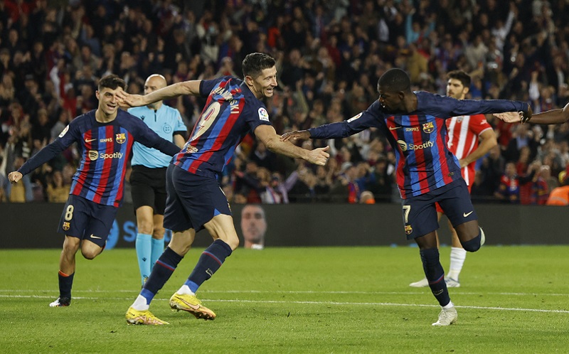 Hasil Barcelona Vs Almeria: Ousmane Dembele Bikin Gol Cantik, Tim Xavi Raih 3 Poin