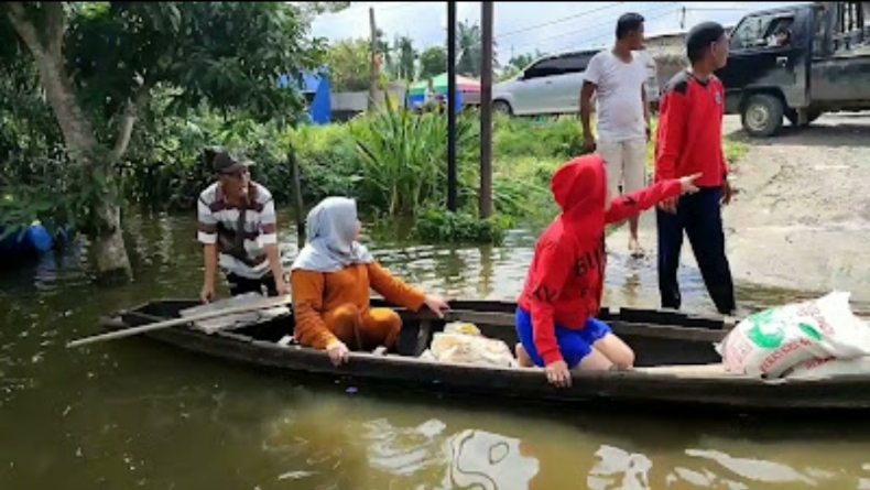 Banjir Langkat, Kader Partai Perindo Kirim 1.000 Paket Sembako untuk Para Korban