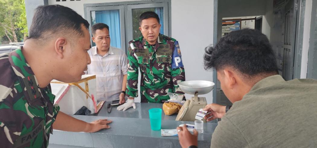 Periksa Kapal Pengangkut Sembako, TNI AL Temukan 407 Gram Sabu