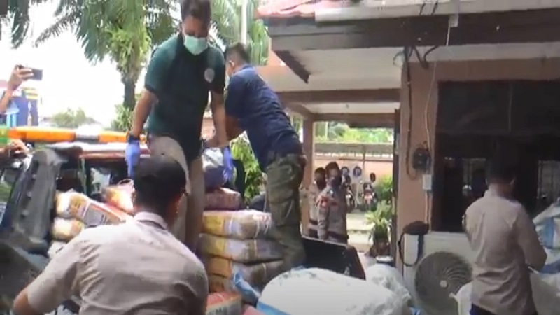 2,7 Ton Daging Ilegal dari Malaysia Gagal Diselundupkan