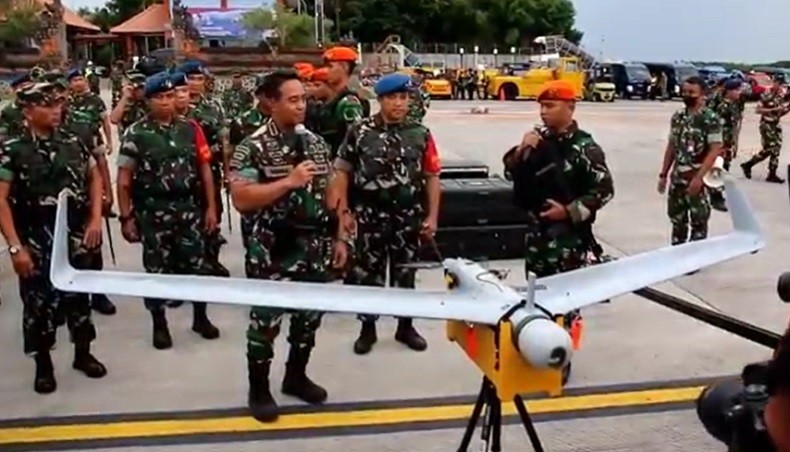 6 Drone TNI Jaga Kawasan Udara Nusa Dua, 2 untuk Amankan Kepala Negara
