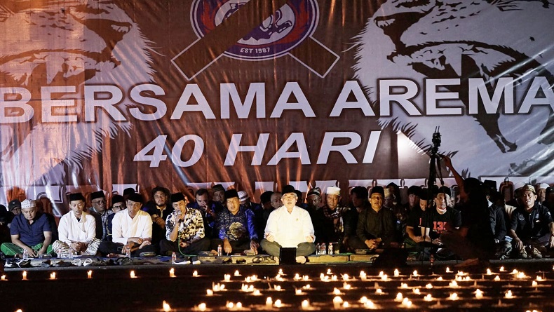 40 Hari Tragedi Kanjuruhan, Arema FC Gelar Khataman Al-Qur'an