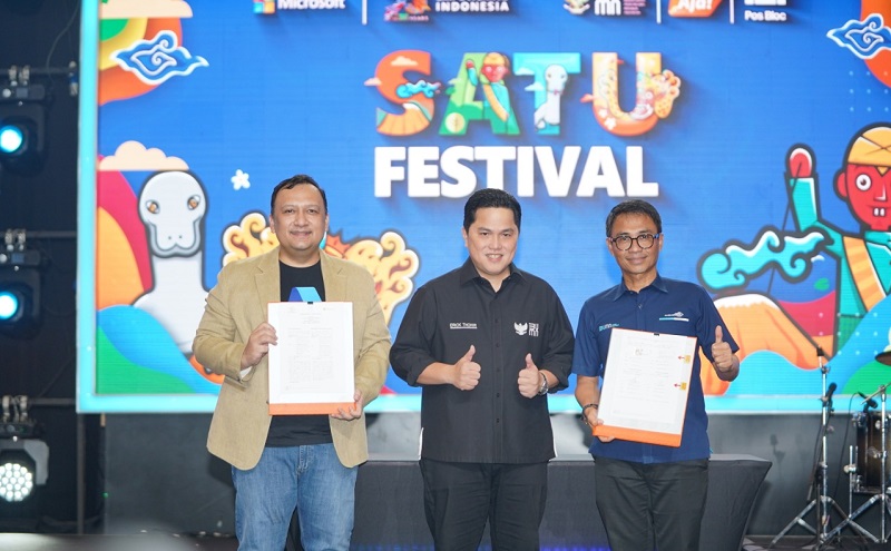 SATU Karya: Microsoft Indonesia dan Pos Indonesia Resmikan Pos Bloc Tahap II