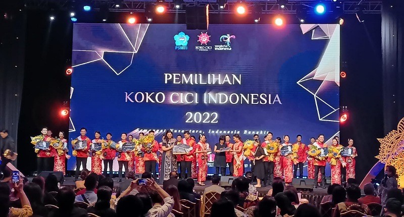 Peserta 5 Besar Finalis Pemilihan Koko Cici Indonesia 2022 Tampil Elegan dan Anggun 