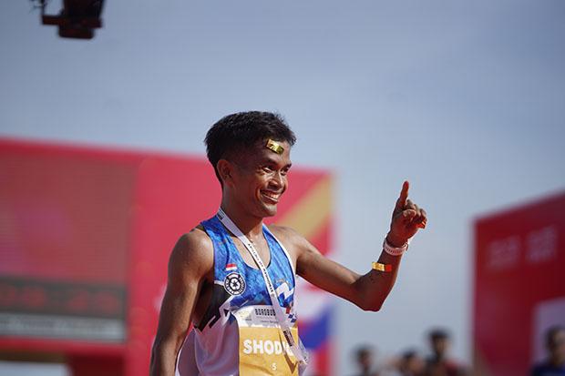  Pelari Asal Imogiri Bantul Juara Borobudur Marathon 2022