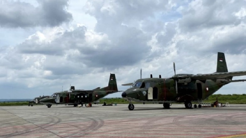4 Pesawat TNI AU Dikerahkan untuk Operasi Teknologi Modifikasi Cuaca, Cassa 212 dan CN-295