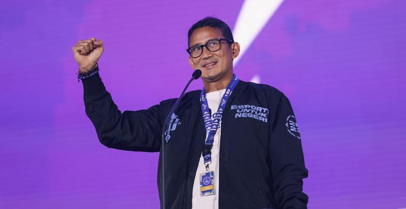 Sandiaga Uno Buka Grand Final Piala Presiden Esports 2022, Ini Harapan Menparekraf