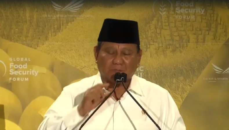 Paparkan Langkah Hadapi Krisis di Global Food Security Forum, Prabowo Raih Standing Applause