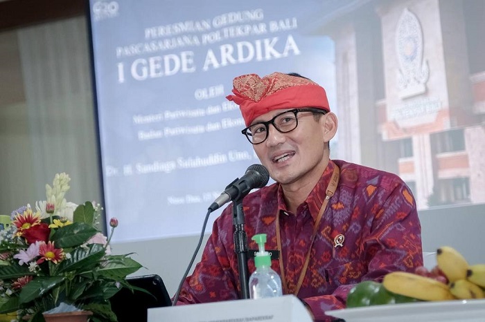 Poltekpar Bali Cetak SDM Unggul, Sandiaga Uno: Kunci Penting Pemulihan Pariwisata