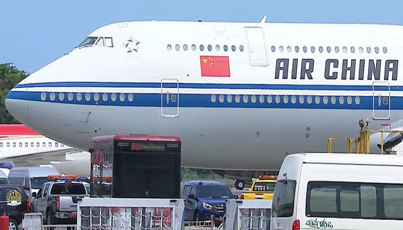 Xi Jinping Tiba di Bali dengan Pesawat Air China