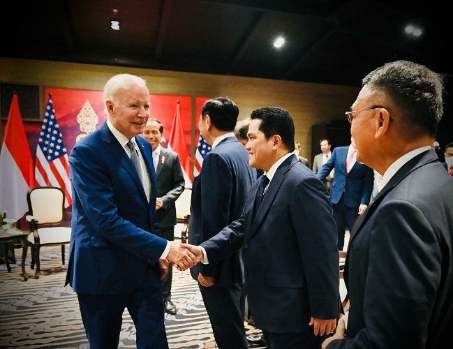 Erick Thohir: AS Dukung Indonesia Jadi Pusat Pertumbuhan Ekonomi Dunia