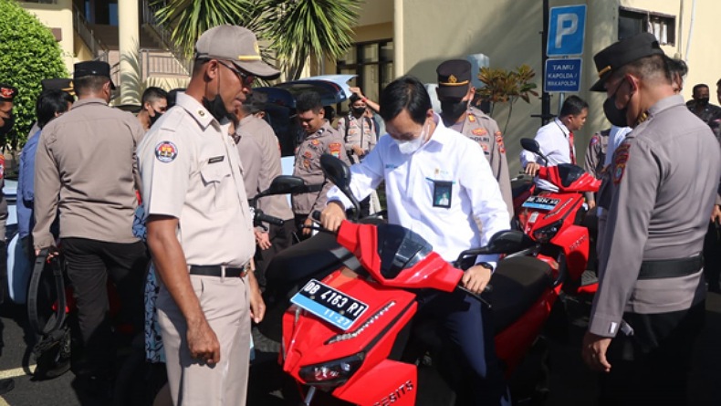 Polda Sulut Sosialisasikan Kendaraan Listrik ke Personel, Ini Keuntungannya