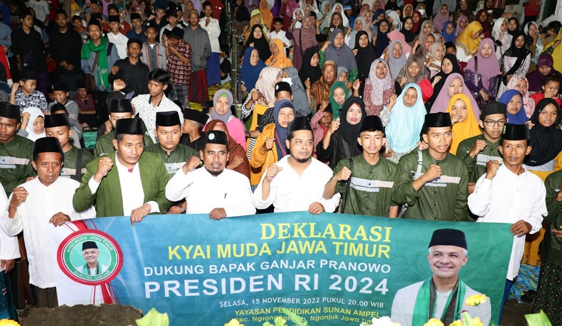 Kiai Muda Jatim Doakan Ganjar Pranowo Jadi Presiden Teruskan Kepemimpinan Jokowi 