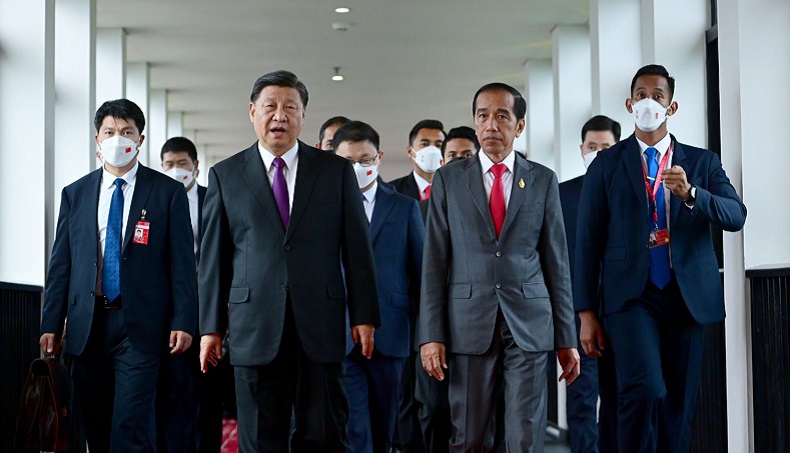 Pertemuan Bilateral, Jokowi dan Xi Jinping Saksikan Penandatanganan Kerja Sama RI-Tiongkok