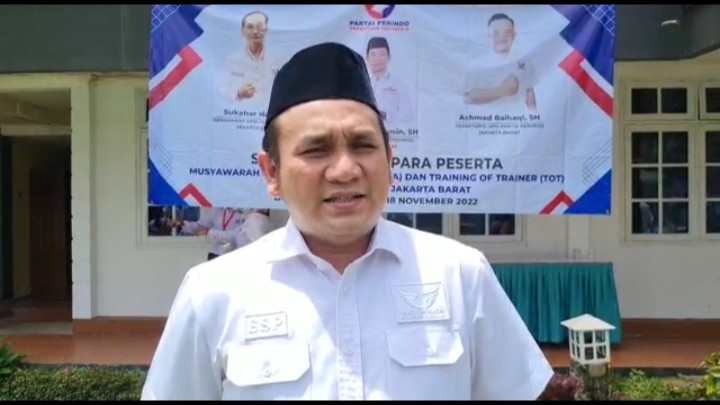 Lantik Pengurus DPD Partai Perindo Jakarta Barat, Ketua DPW DKI : Siap Berjuang Menangkan Pemilu 2024