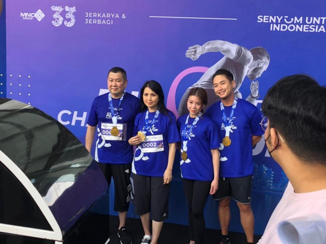 Clarissa Tanoesoedibjo Apresiasi 2.100 Pelari yang Ramaikan MNC Fun Charity Run 2022: Luar Biasa